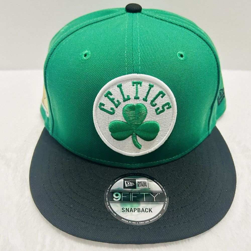 New Era Boston Celtics Finals‎ Patch 2-Tone 9FIFTY Snapback Hat Adjustable Green - Picture 2 of 7